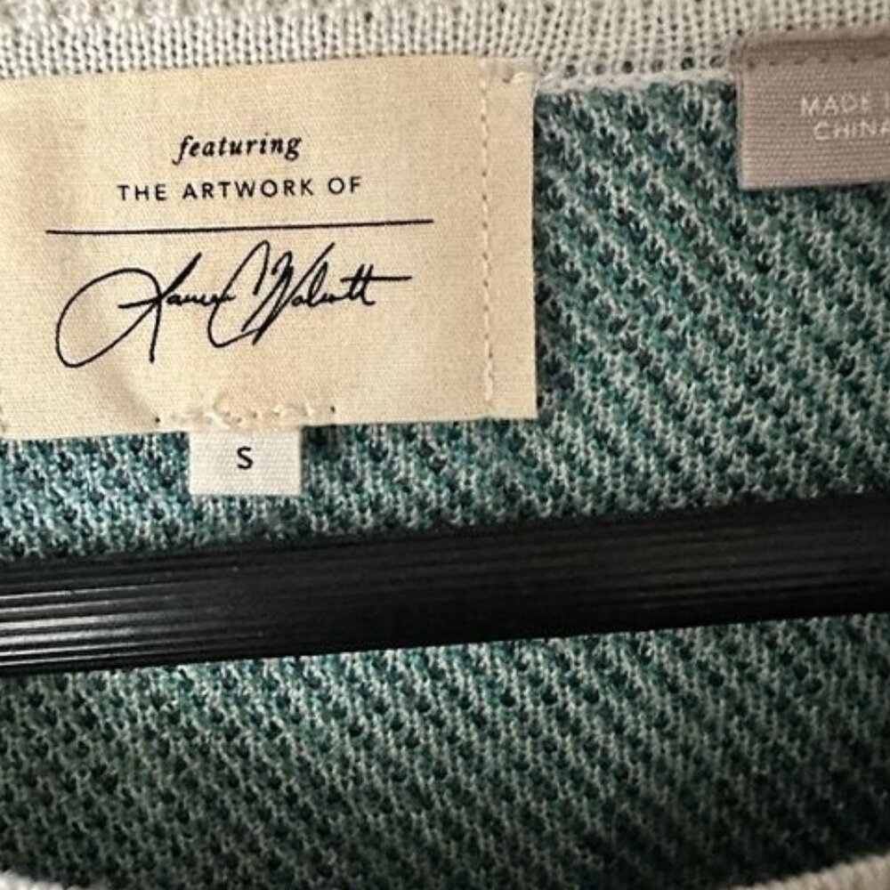 Avante‎ Garde- Anthropologie Llama Sweater-dopamine “Artwork To Wear” Sz S - Picture 3 of 5